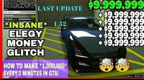 INSANE MONEY GLITCH SELL THE FREE ELEGY FOR 1 000 000 IN GTA ONLINE