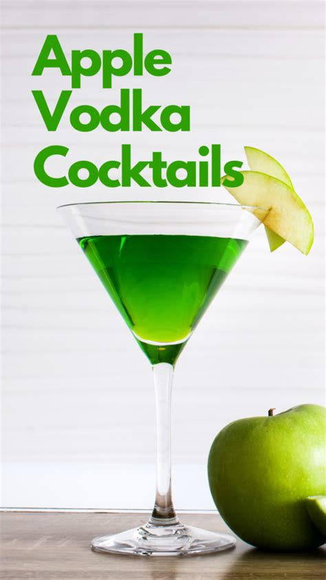 12 Best Apple Vodka Cocktails to Try