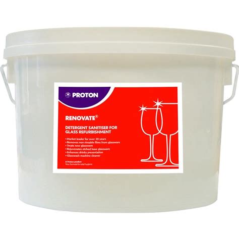 Renovate Machine And Glass Cleaner Powder 25kg Brennan Hygiene