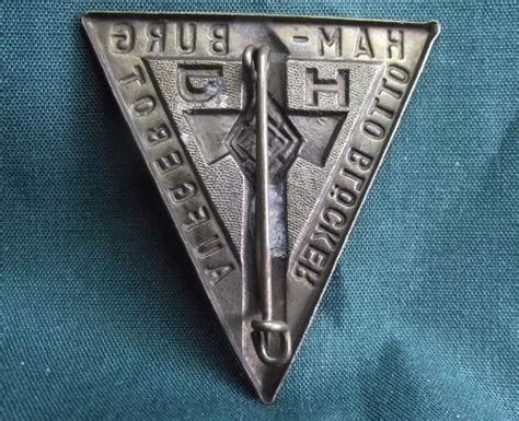 Crow Valley Militaria Hitler Youth Event Badge Tinnie Otto Blocker