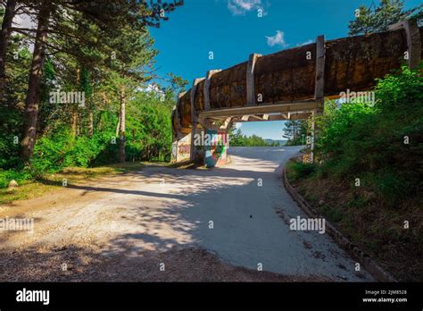 Sarajevo Bosnia Abandoned Or Deserted Remains Of Former