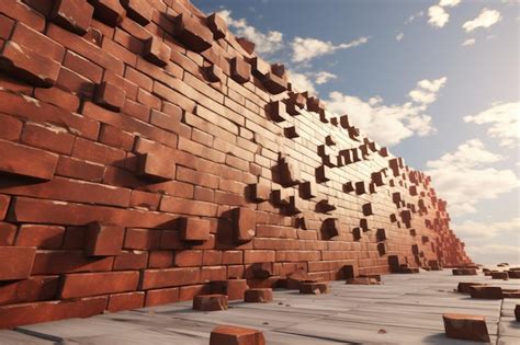 Premium AI Image Brick Wall