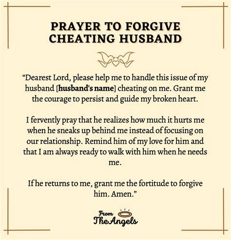 8 Powerful Prayers For A Cheating Husband To Stop