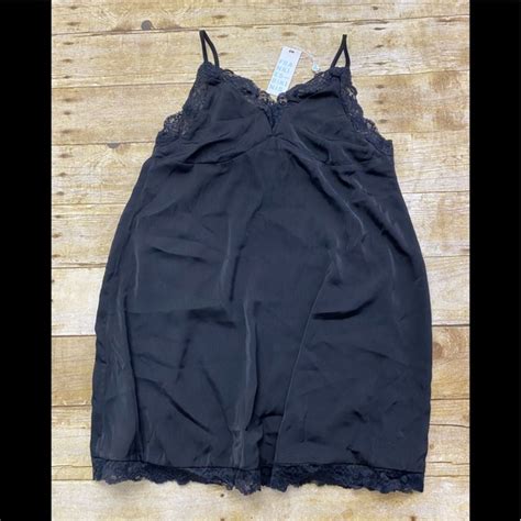 Frankie S Bikinis Dresses Nwt Frankies Bikini Rosie Satin Mini Dress Size S Color Black