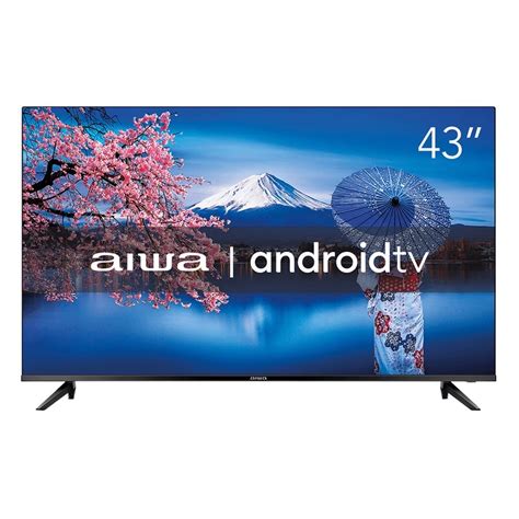 TV LED Smart 43 Aiwa Full HD AWSTV43BL02A Android TV Borda Ultrafina