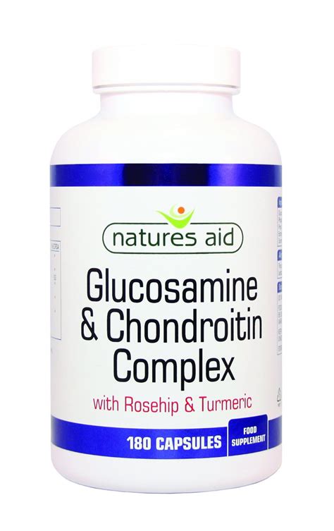 Natures Aid Glucosamine 500mg And Chondroitin 100mg Complex 180