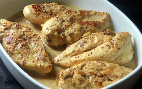 Escalopes de poulet à la moutarde et miel avec sauce onctueuse Toutes