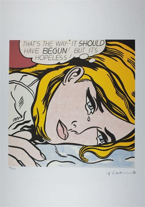 Roy Lichtenstein Nude With A Sceentext 1990s Silk Screen Chairish