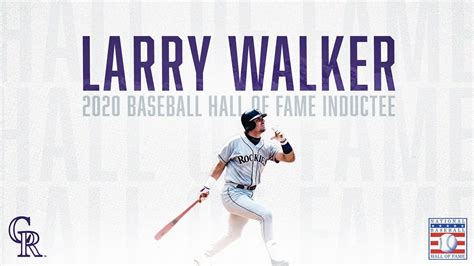 Larry Walker Hall of Fame - Home Isn't Just a Place