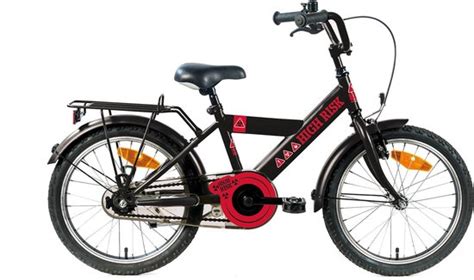 Kinderfiets Bike Fun High Risk Jongens 18 Inch Zwart Bol