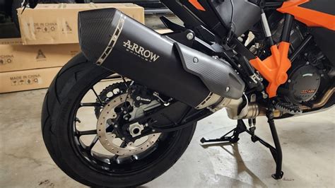 Arrow Sonora Exhaust 72501SKN 2023 KTM 1290 Super Adventure S YouTube