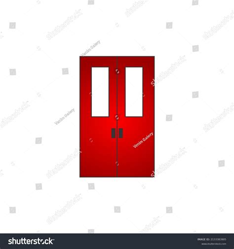 Red Door Cartoon Animation Flat Design Stock Vector (Royalty Free) 2133383905 | Shutterstock