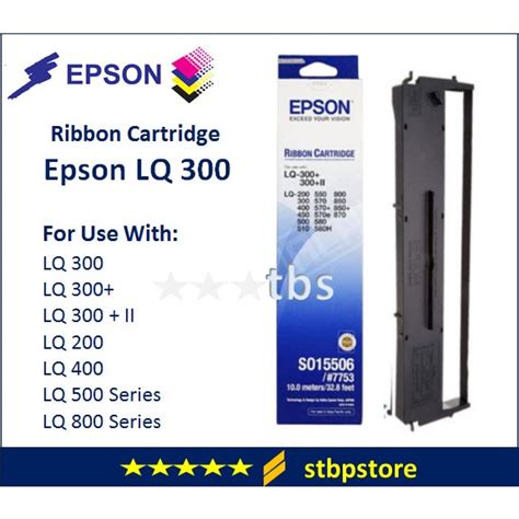 Jual Pita Refill Epson Ribbon Cartridge Lq Lq Lq Lq Ii