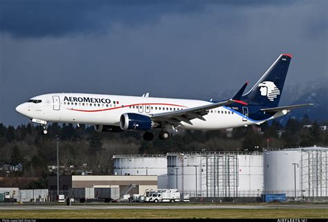 Aeromexico Boeing 737 NG Max XA DAO Photo 100747 Airfleets Aviation