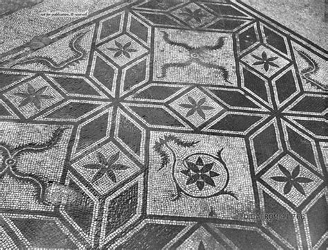 Viii Pompeii C Room Black And White Mosaic In Cubiculum