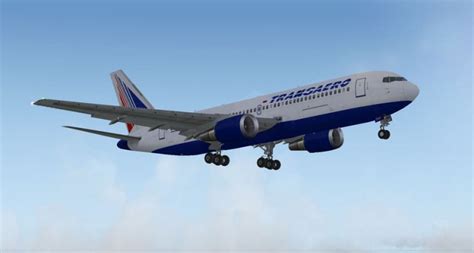 Transaero Boeing 767 216 ER EI CXZ FS2004 Aircraft Liveries And