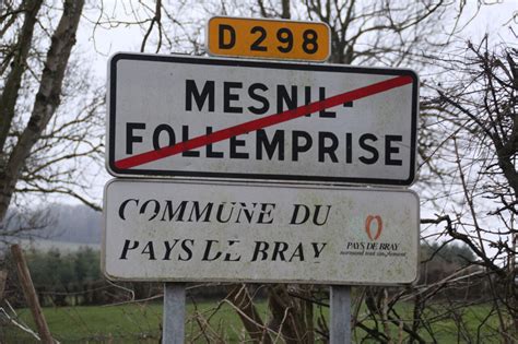 Pourquoi La Commune De Mesnil Follemprise Sappelle T Elle Ainsi