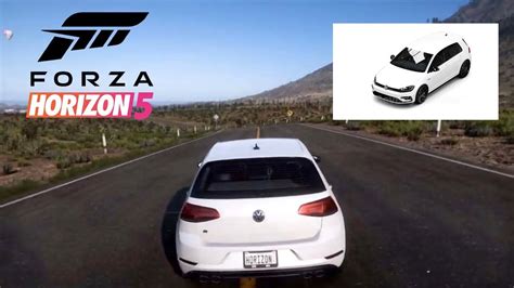 Forza Horizon 5 Vw Golf R 2021 First Gameplay Youtube