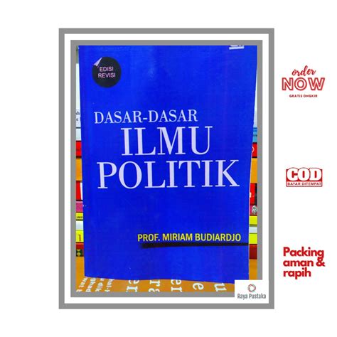 Jual Buku Dasar Dasar Ilmu Politik Edisi Revisi Oleh Prof Miriam