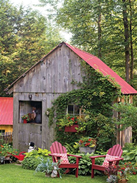 22 Vintage Country Garden Shed Ideas To Consider SharonSable