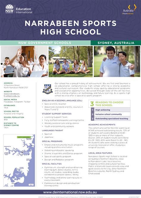 Narrabeen Sports High School | NSW DE International Education
