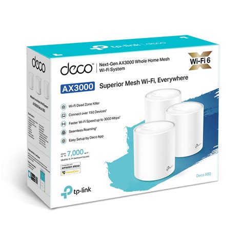 Deco X Ax Whole Home Mesh Wi Fi System Tp Link Belgi