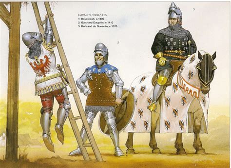 Cavalry 1360 1415 Warriors Illustration Historical Warriors