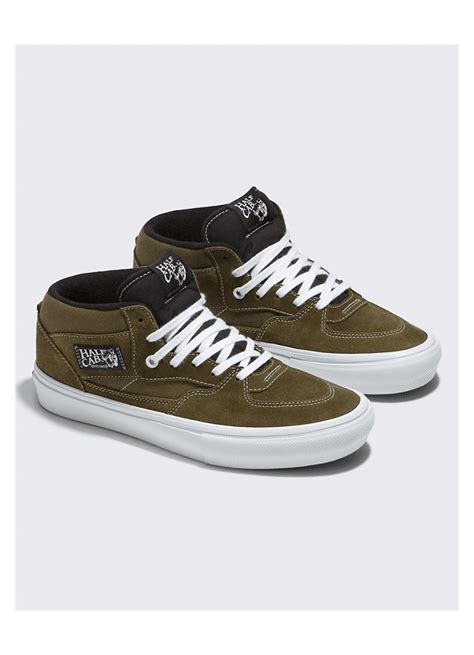 Shoes Vans Skate Half Cab Dark Olive D Structure