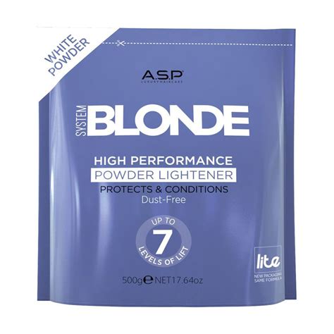Обесцвечивающая пудра для волос A.S.P System Blonde Powder Lightener ...