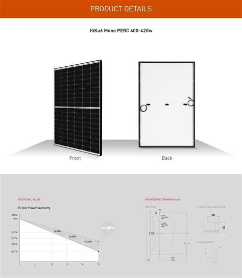 Canadian Solar 182mm Solar Cell Solar Panels 410w 415w 420w 405w 400w