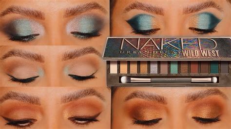 5 LOOKS 1 PALETTE NEW URBAN DECAY NAKED WILD WEST EYESHADOW