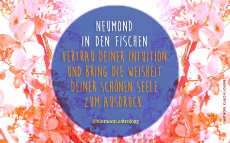 Neumond In Den Fischen 13 03 2021 BLUMOON ASTROLOGIE