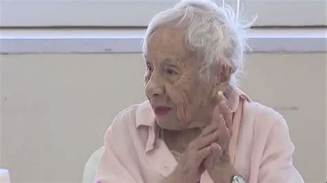 107 Year Old Woman Says Secret To Long Life Is Staying Single