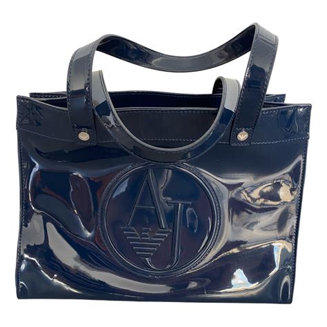 Sac Armani Jeans Noir Vernis Atelier Yuwaciaojp