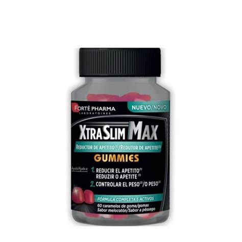 Forte Pharma Xtraslim Max Reductor Apetito Gummies Sabor Melocoton