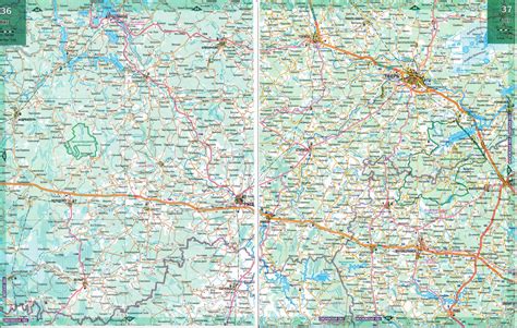 Карта автомобильных дорог Московской области. Подробная карта ...