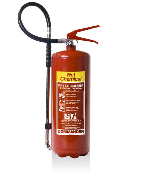 Commander 6ltr Wet Chemical Fire Extinguisher Checkfire