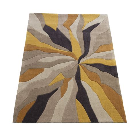 House Additions Ciampa Hand-Tufted Grey/Yellow Area Rug & Reviews ...