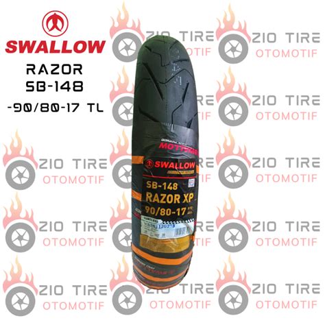 BAN LUAR SOFT COMPOUND 90 80 17 SWALLOW RAZOR XP TUBELESS Lazada