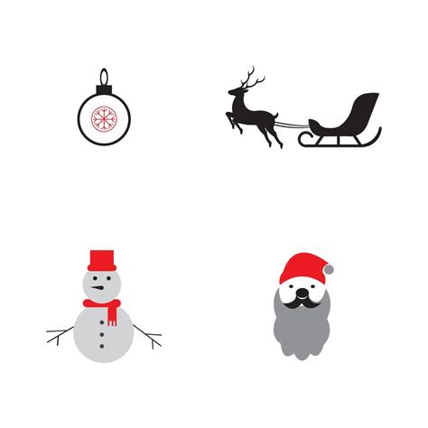 Christmas logo vector 5894421 Vector Art at Vecteezy