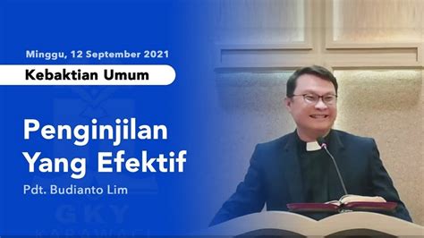 Pdt Budianto Lim D W S Penginjilan Yang Efektif YouTube