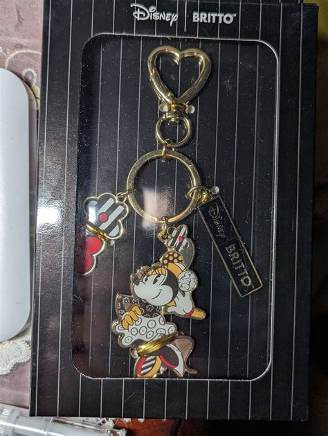 Porte Cl En Metal Minnie Midas Disney Britto