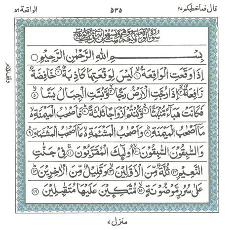 Surah Al Waqiah Ayat 56 Dalam Rumi Labelslopas