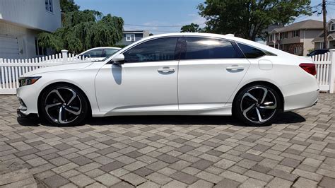 My 2018 Accord 2 0t Lowered On H R Sports R Honda