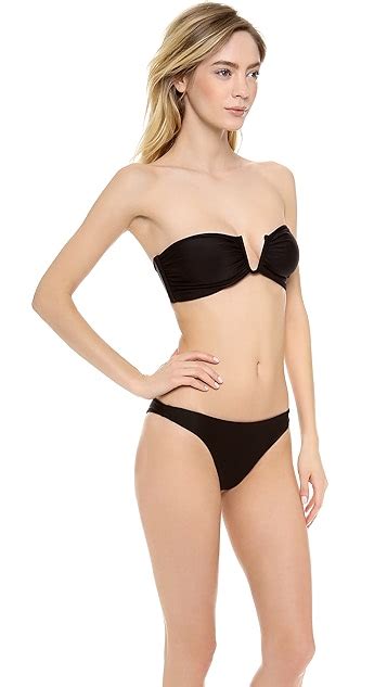 MIKOH Reunion V Wire Bandeau Bikini Top SHOPBOP