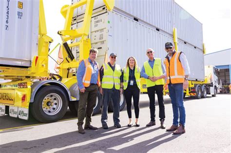 World First Double Stack Trailers Roll Out In Brisbane