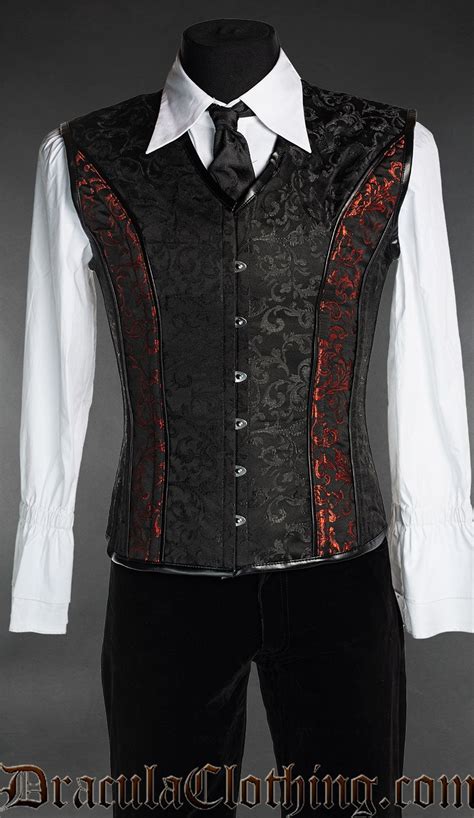 Black And Red Corset Vest