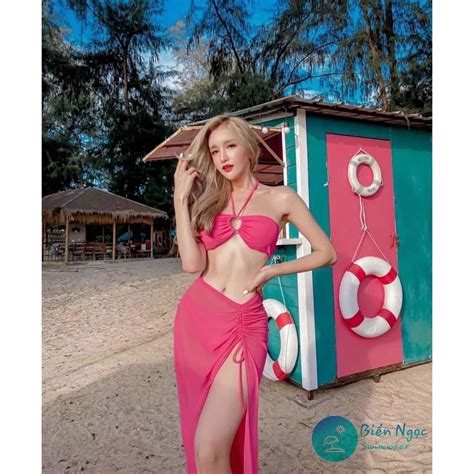 Bikini cách tân phối chân váy siêu sang 2 màu Shopee Việt Nam