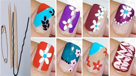 Top Easy Nail Art With Household Items Beginners Nail Art