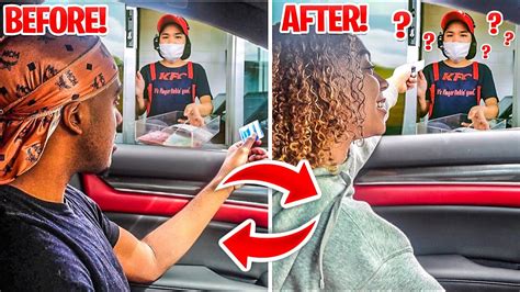 DRIVE THRU PERSON SWAP PRANK CRAZY REACTIONS YouTube